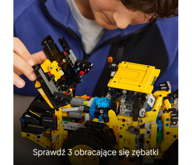 LEGO Technic 42209 Ładowarka kołowa Volvo L120 electric - 1331619 - zdjęcie 7